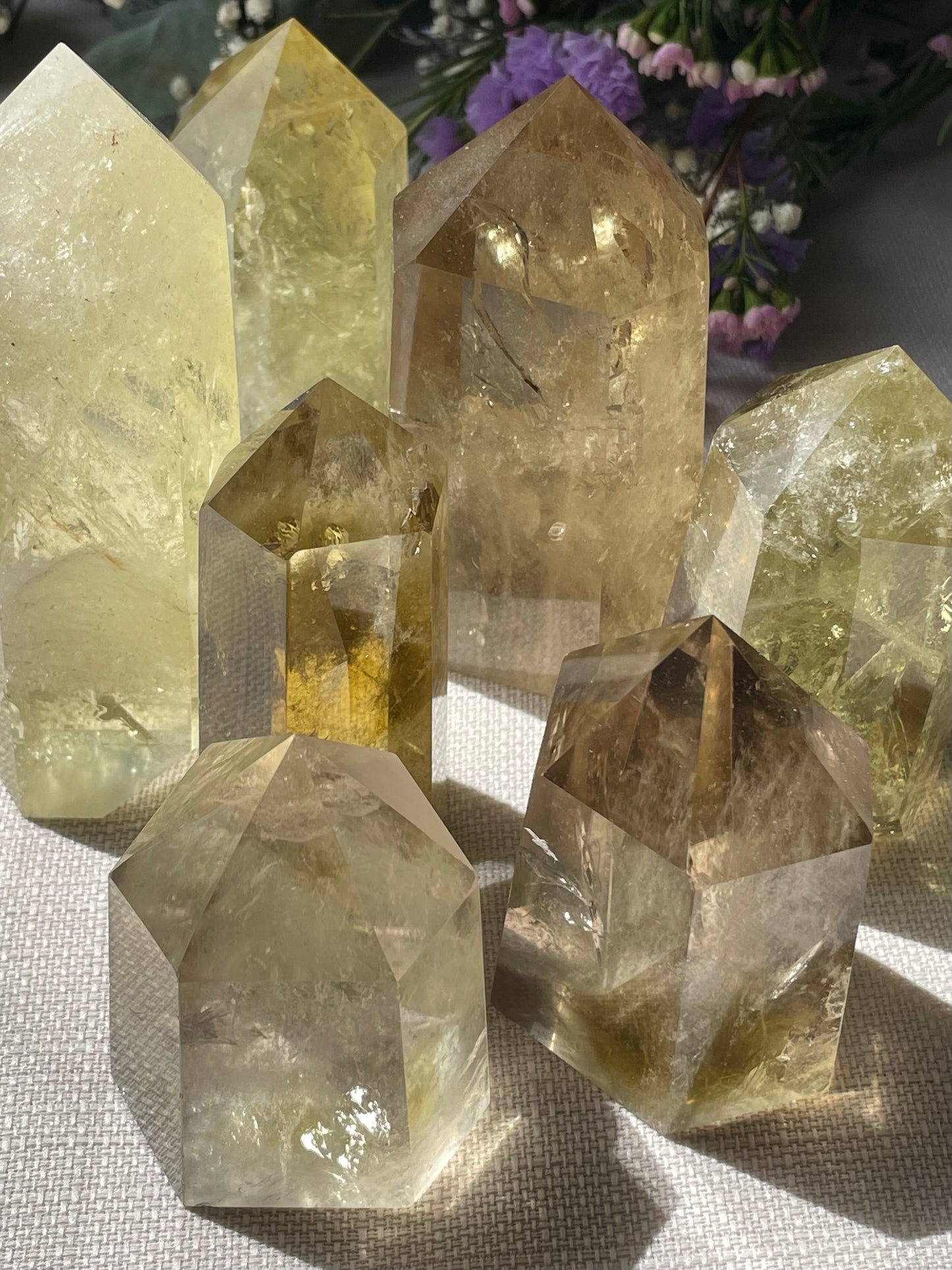 Brazilian Citrine Towers | سيترين برازيلي