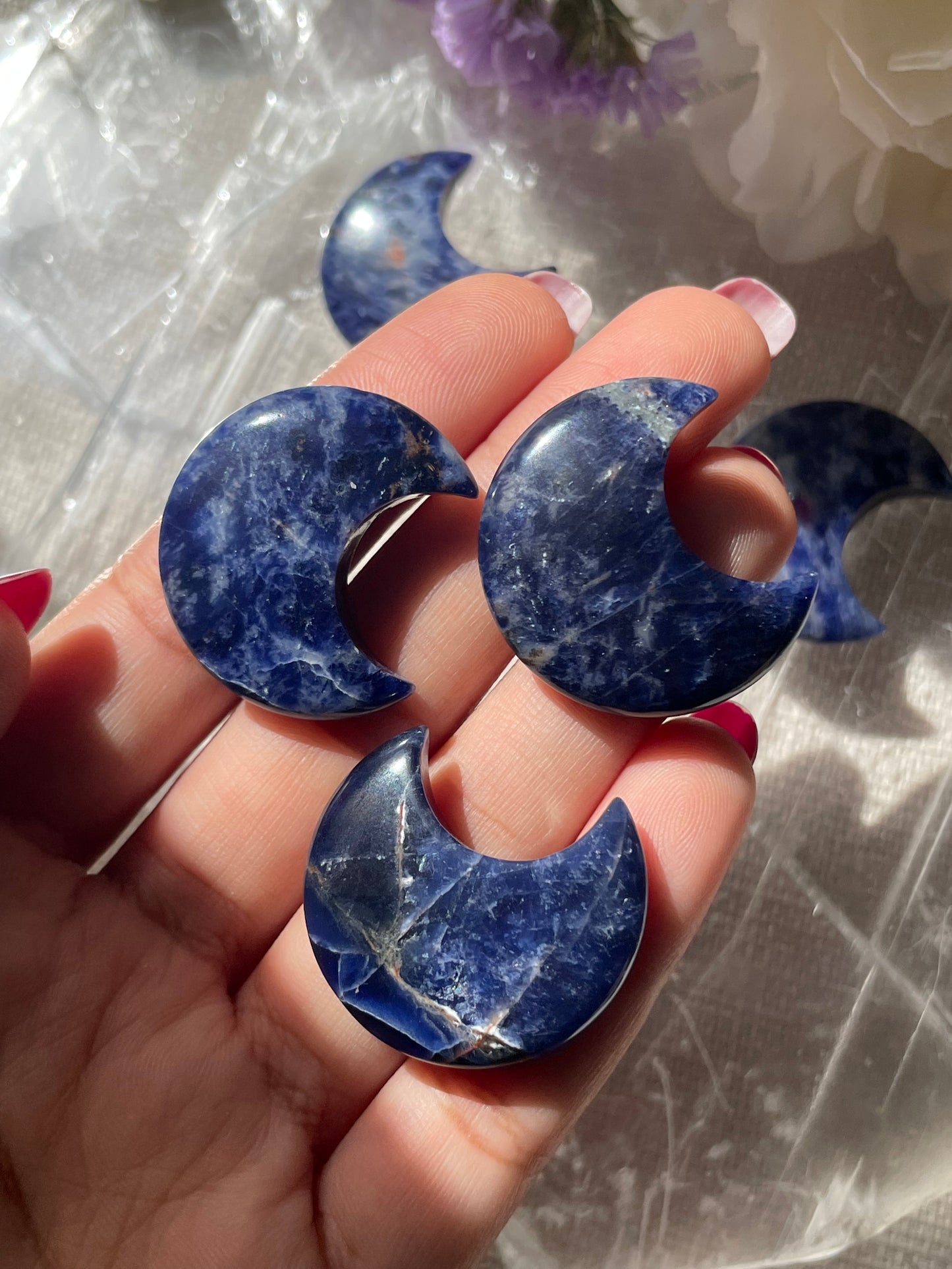 Sodalite Moon | Small | سودالايت