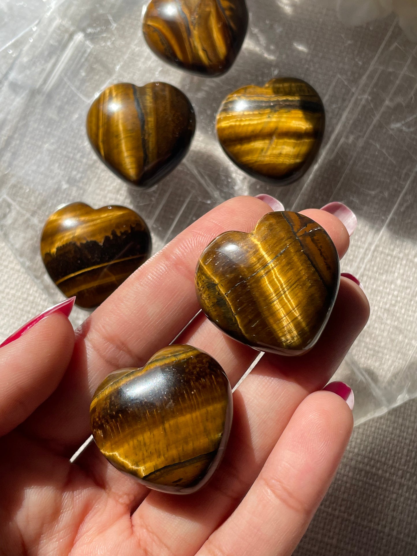 Tiger Eye Heart | Small | عين النمر