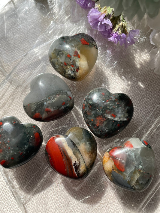 Bloodstone Heart | Small | حجر الدم