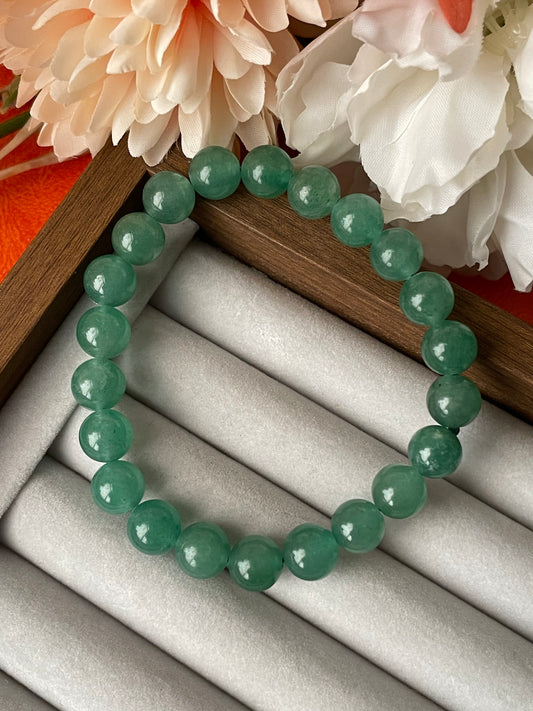 Green aventurine Bracelet | 8mm | الافنتورين الاخضر