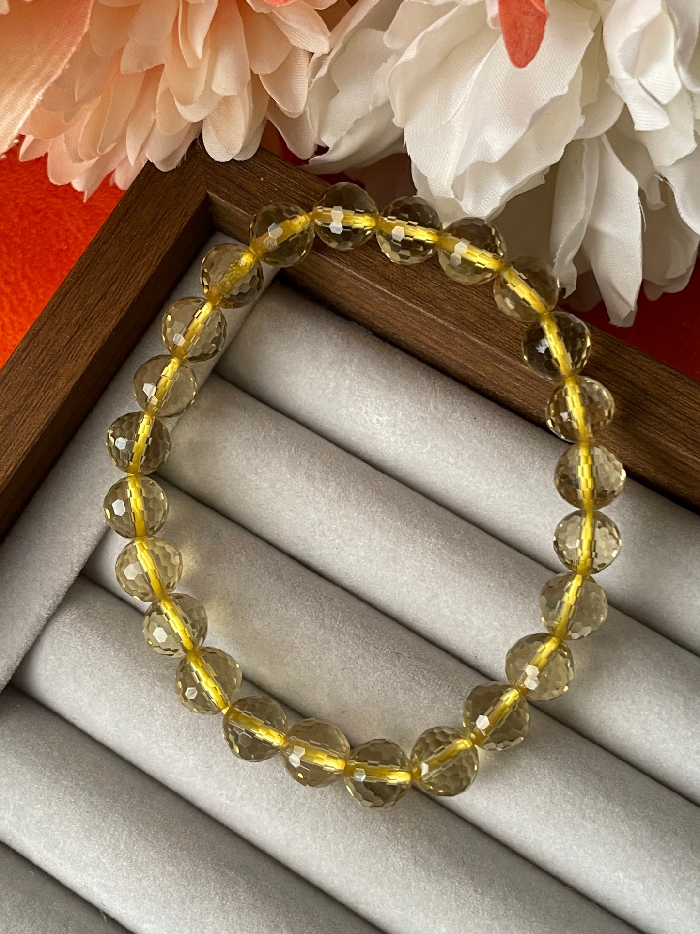 Citrine Faceted Bracelet | 8mm |  سيترين