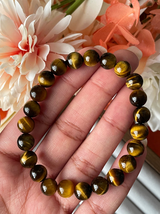 Tiger eye Bracelet | 8mm | عين النمر