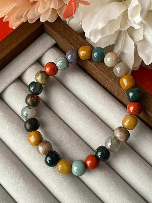 Ocean Jasper Bracelet | 8mm | اوشن جاسبر