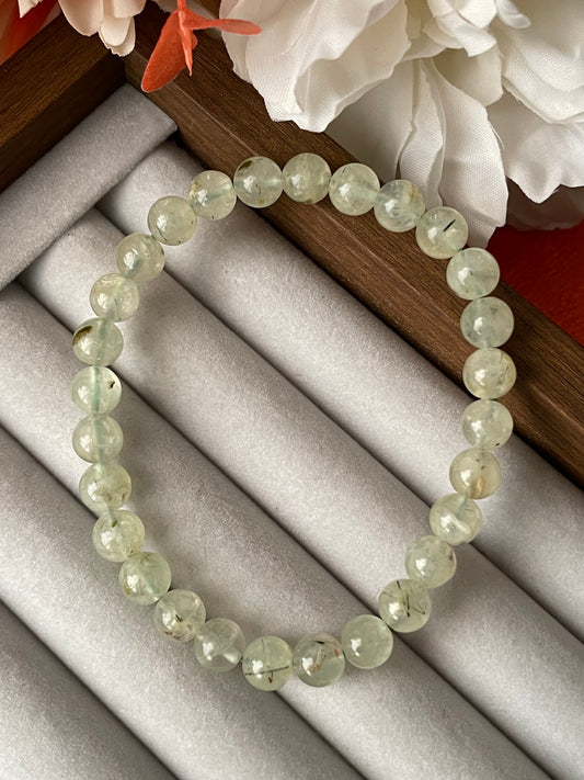 Prehnite Bracelet | بريهنايت