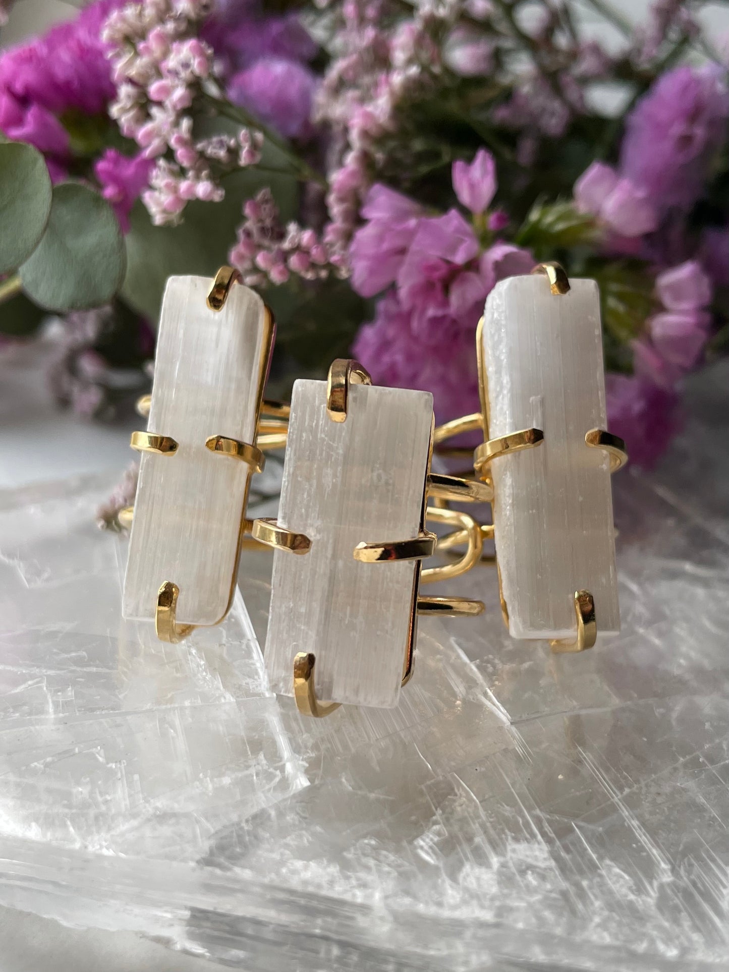 Selenite Ring | Adjustable | السيلينايت