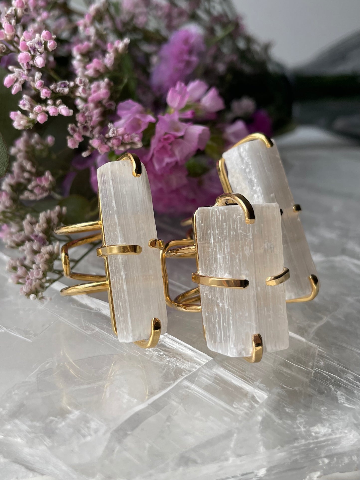 Selenite Ring | Adjustable | السيلينايت