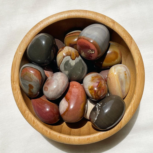 Polychrome Jasper Tumbles / بوليكروم جاسبر